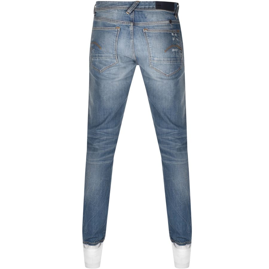 Alternative Image for ProductG Star Raw G Bleid Slim Jeans Blue2